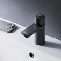 Смеситель для раковины AM.PM X-Joy TouchReel F85A02522 черный матовый — 2