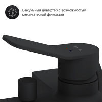 Смеситель для ванны AM.PM X-Joy F85A10022 черный матовый — 5