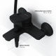 Смеситель для ванны AM.PM X-Joy F85A10022 черный мат.