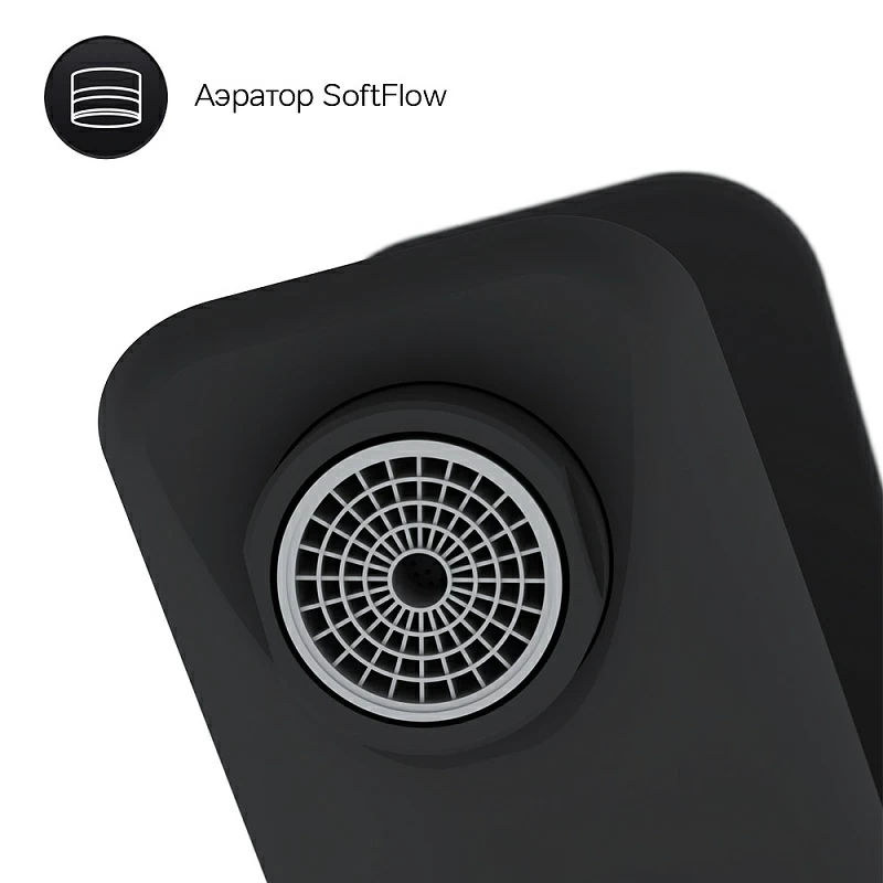 Смеситель для ванны AM.PM X-Joy F85A10022 черный матовый