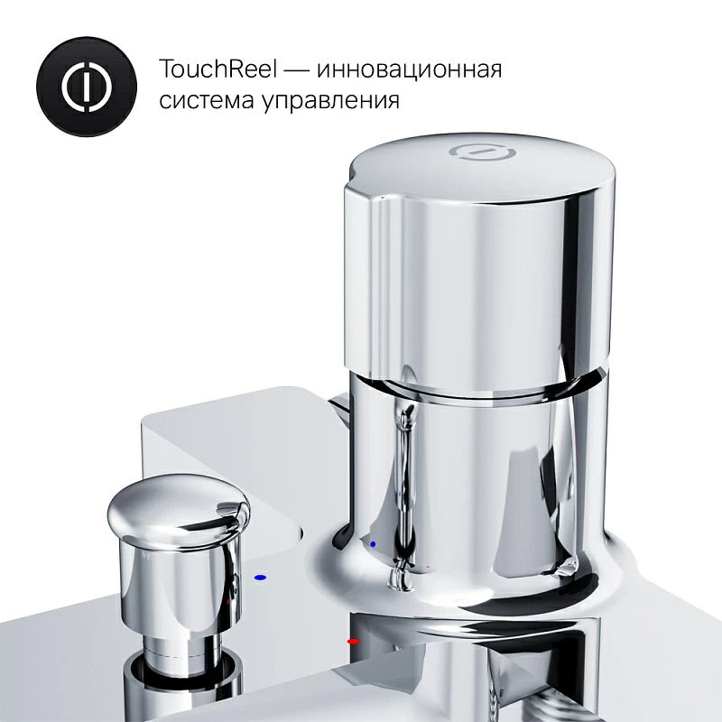 Смеситель для ванны AM.PM X-Joy TouchReel F85A10500 хром