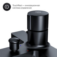 Смеситель для ванны AM.PM X-Joy TouchReel F85A10522 черный матовый — 6