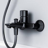 Смеситель для ванны AM.PM X-Joy TouchReel F85A10522 черный матовый — 3