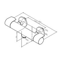 Смеситель для душа AM.PM X-Joy F85A40000 с термостатом хром — 8