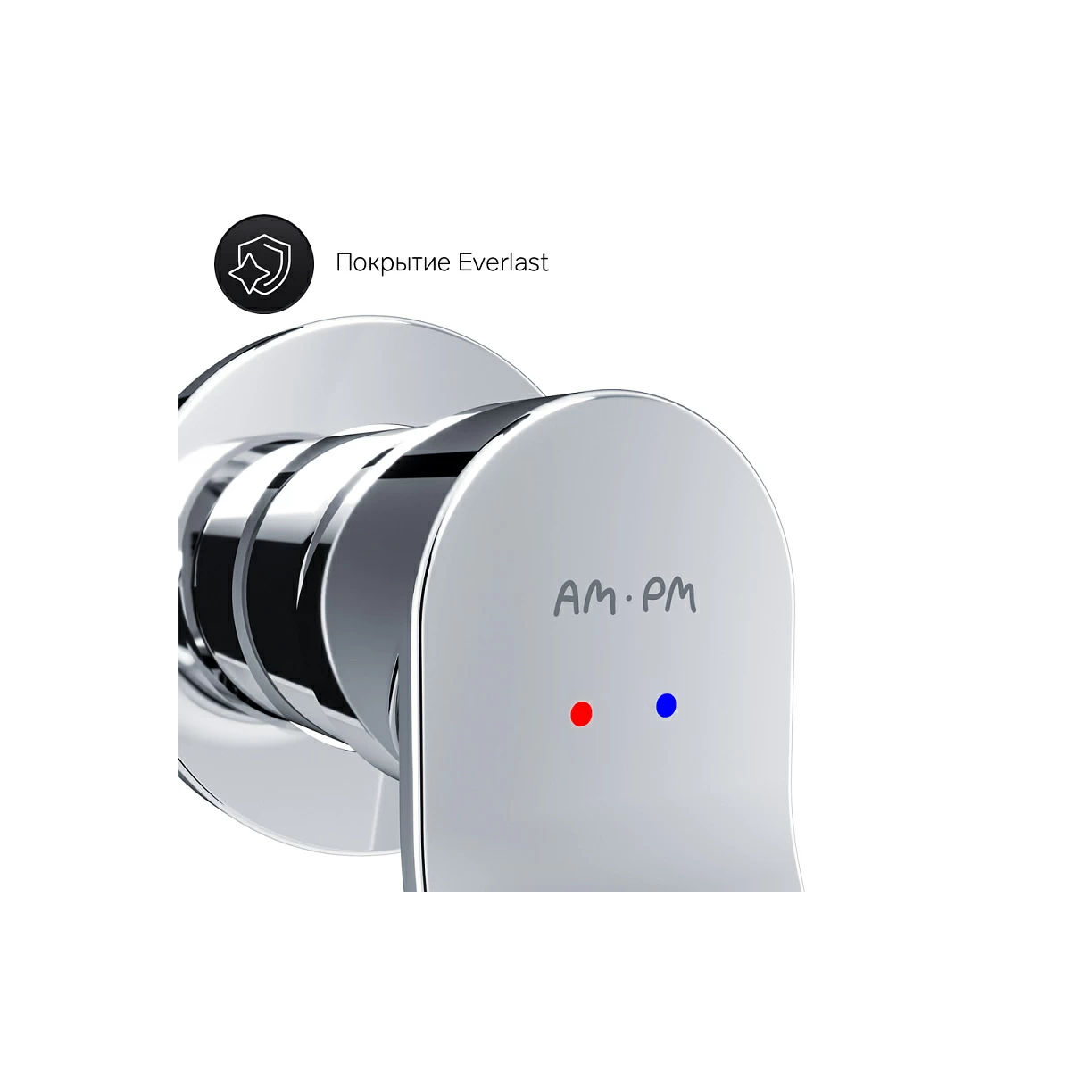Смеситель для умывальника скрытого монтажа AM.PM X-Joy F85A72600 хром