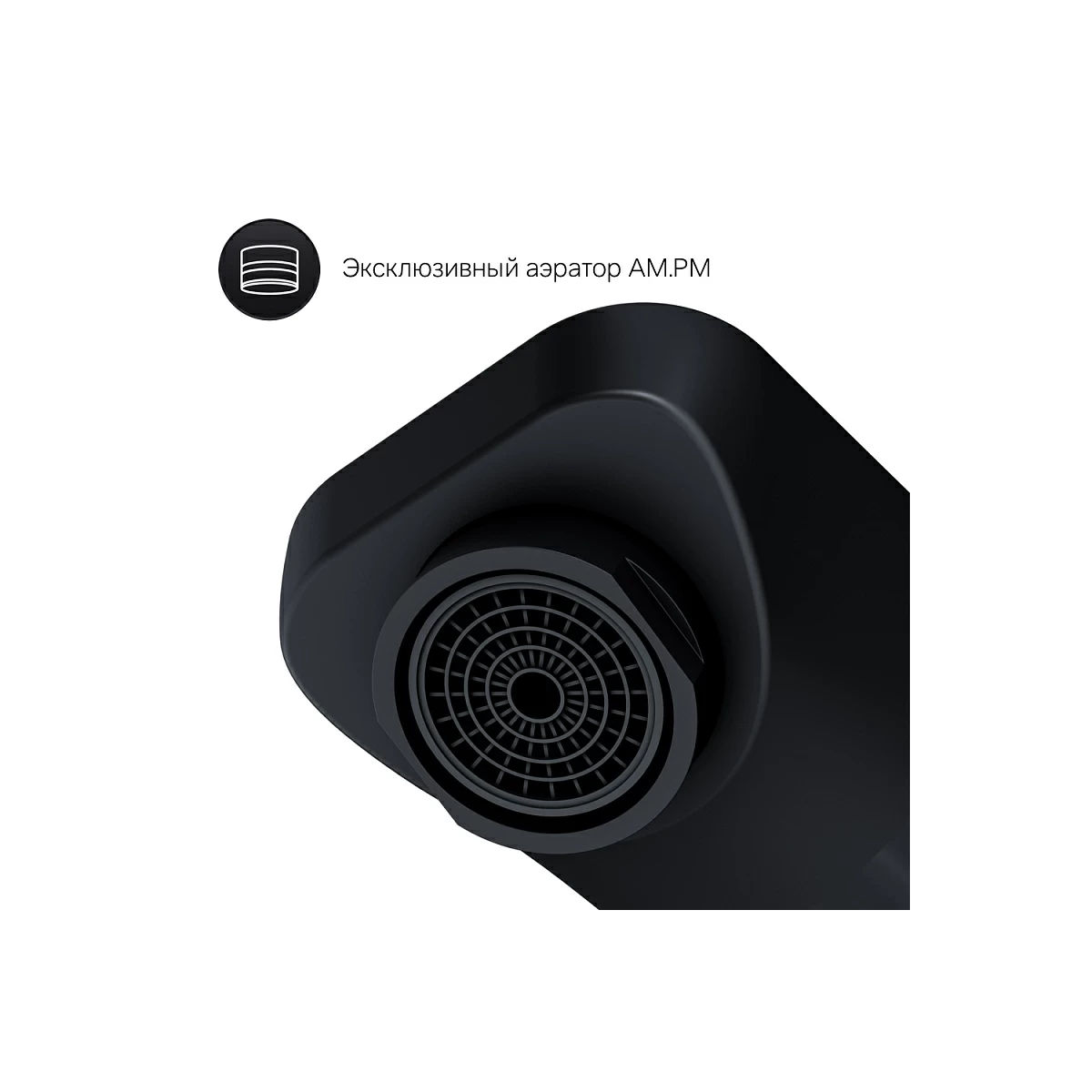 Смеситель для умывальника скрытого монтажа AM.PM X-Joy F85A72622 черный мат.