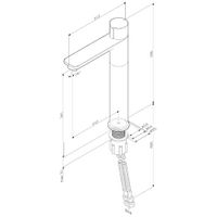 Смеситель для раковины AM.PM X-Joy TouchReel F85A92522 черный матовый — 11
