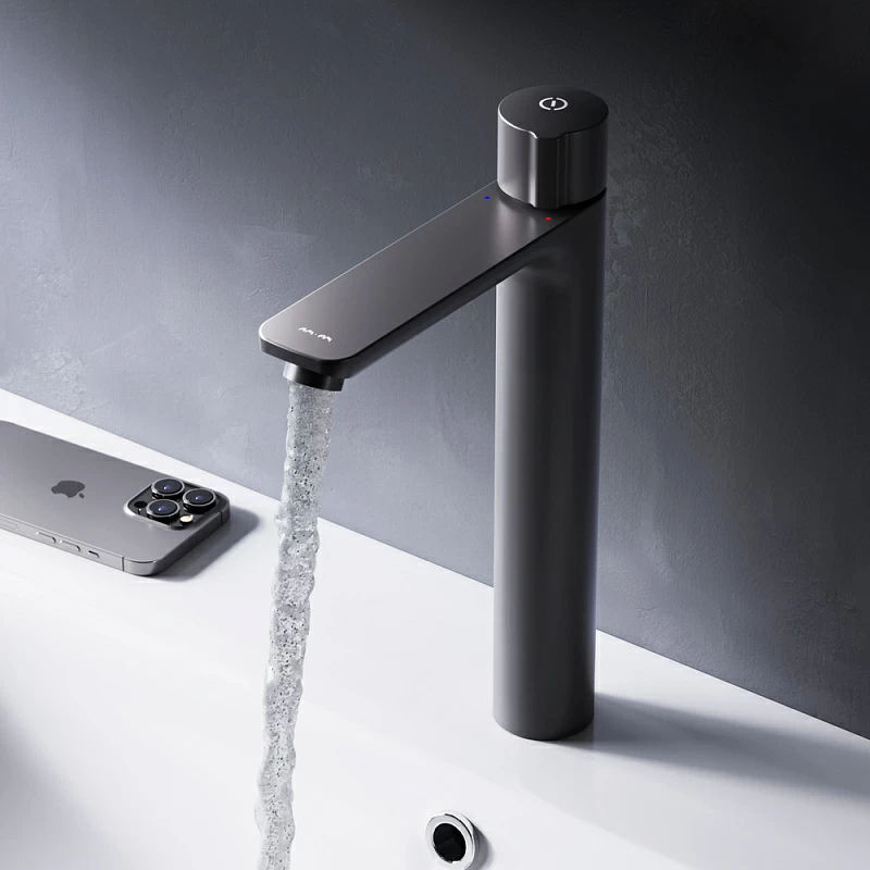 Смеситель для раковины AM.PM X-Joy TouchReel F85A92522 черный матовый