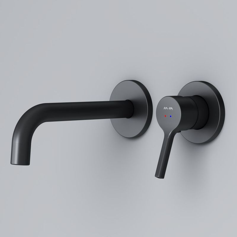 Смеситель для умывальника скрытого монтажа AM.PM X-Joy S F85B72622 черный мат.