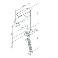 Смеситель для раковины AM.PM Gem F90A02100 хром — 8