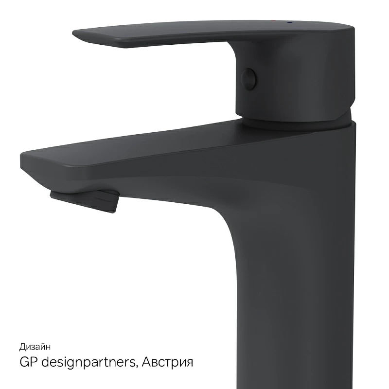 Смеситель для раковины AM.PM Gem F90A02122 черный матовый