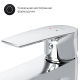 Смеситель для умывальника AM.PM Gem F90A03000 с гигиеническим душем, хром