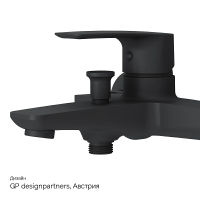 Смеситель для ванны AM.PM Gem F90A10022 черный матовый — 7