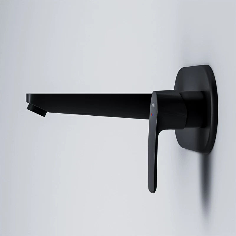 Смеситель скрытого монтажа для раковины AM.PM Gem F90A72222 черный матовый