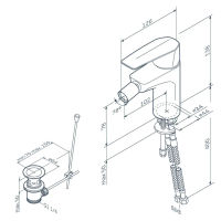 Смеситель для биде AM.PM Gem F90A83100 хром — 6