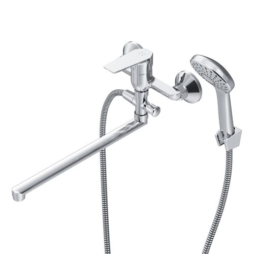 Смеситель для ванны AM.PM Gem F90A90100 с душевым набором хром