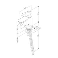 Смеситель для раковины AM.PM Force F9F02200 хром — 10