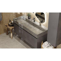 Тумба под раковину Raval Facet 120 подвесная Fac.01.120/P/A/RL антрацит — 6