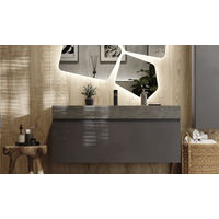 Тумба под раковину Raval Facet 120 подвесная Fac.01.120/P/A/RL антрацит — 4