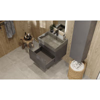 Тумба под раковину Raval Facet 60 подвесная Fac.01.60/P/A/RL антрацит — 7