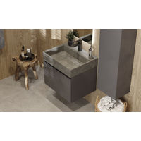 Тумба под раковину Raval Facet 60 подвесная Fac.01.60/P/A/RL антрацит — 5