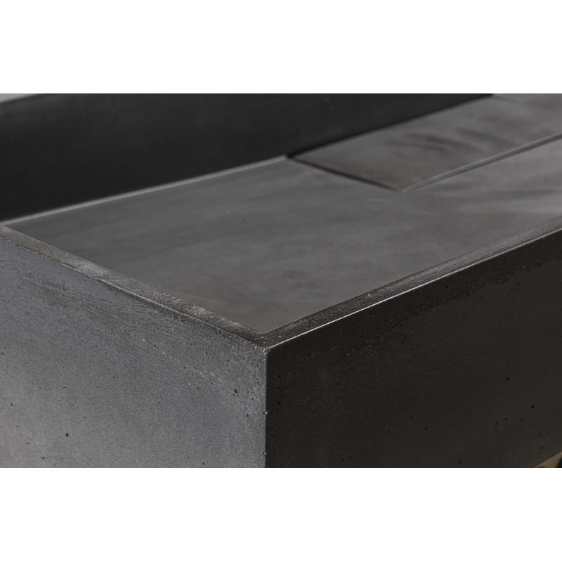 Раковина Raval Facet 100 Fac.08.100/Bet/RL из бетона