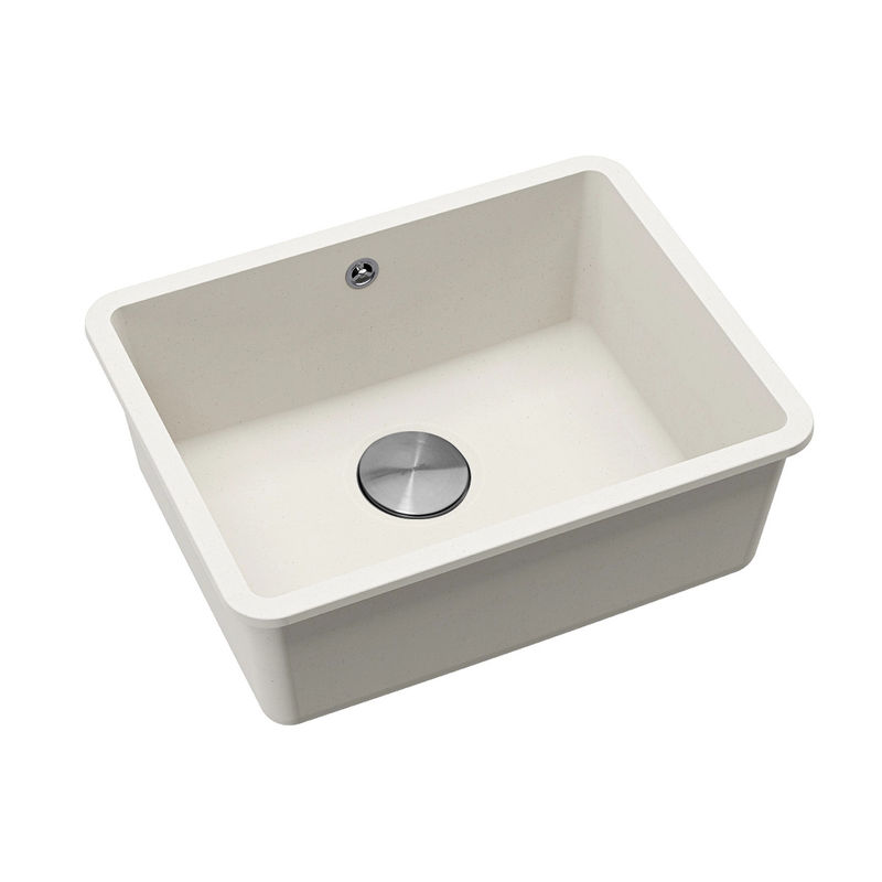 Кухонная мойка из искусственного камня ZorG Fast 54 PREMIUM alba с сифоном