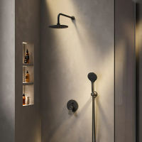 Душевая система скрытого монтажа AM.PM X-Joy FB85A1RH02 черный матовый — 2