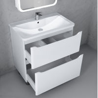 Тумба под раковину Raval Fly 60 напольная Fly.01.60/N/W/MD белая — 2