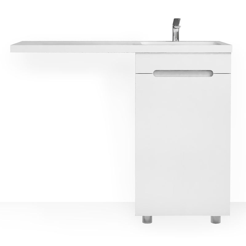 Тумба под раковину Raval Forte 110 под стиральную машину правая / For.01.110.R/N/W