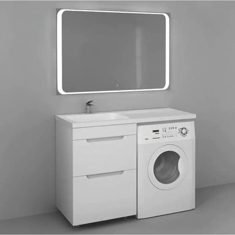 Тумба под раковину Raval Forte 120 под стиральную машину правая / For.01.120.R/N/W