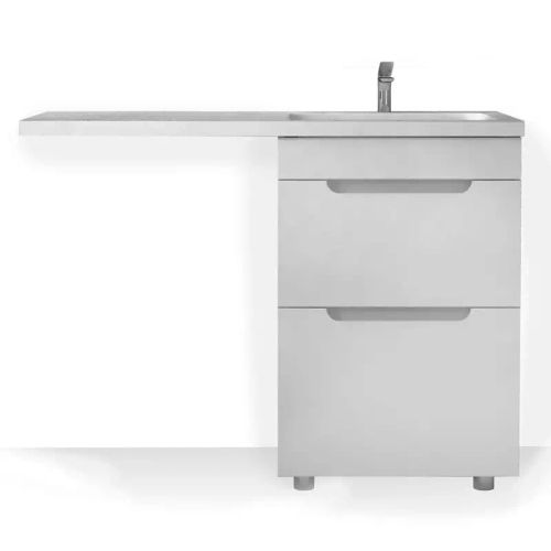 Тумба под раковину Raval Forte 120 под стиральную машину правая / For.01.120.R/N/W