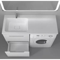 Тумба под раковину Raval Forte 120 под стиральную машину правая / For.01.120.R/N/W — 3