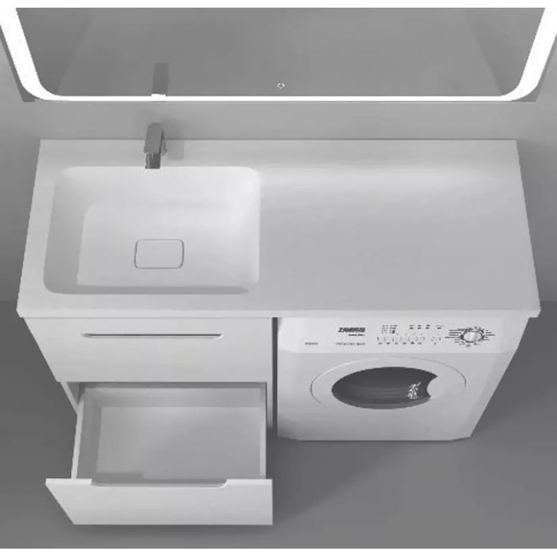 Тумба под раковину Raval Forte 120 под стиральную машину правая / For.01.120.R/N/W