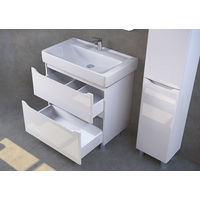 Тумба под раковину Raval Forma 80 напольная For.01.80/N/W белая — 2