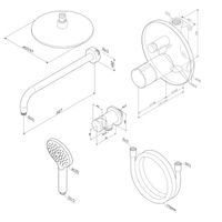 Душевая система скрытого монтажа AM.PM X-Joy TouchReel FP85A1RH20 хром — 11