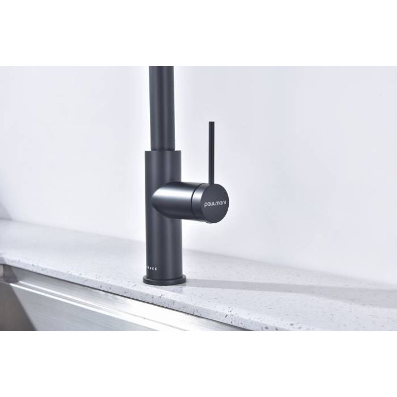 Смеситель для кухни Paulmark Galant Ga213077-AN антрацит