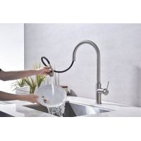 Смеситель для кухни Paulmark Galant Ga213077-BS брашированная сталь — 7