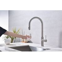Смеситель для кухни Paulmark Galant Ga213077-BS брашированная сталь — 6