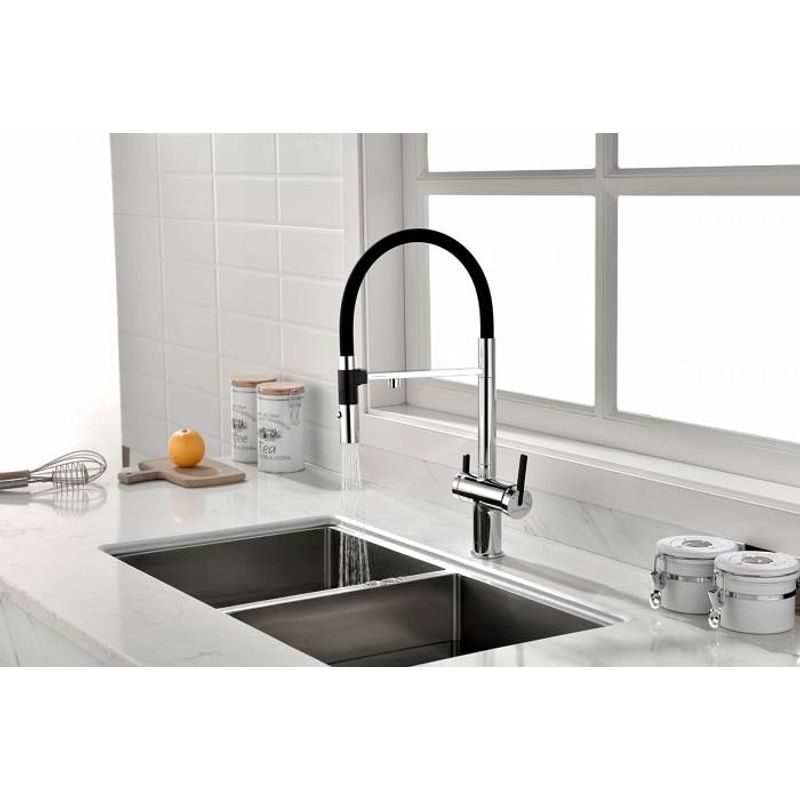 Смеситель для кухни Paulmark Gravity Gr213188-CR хром