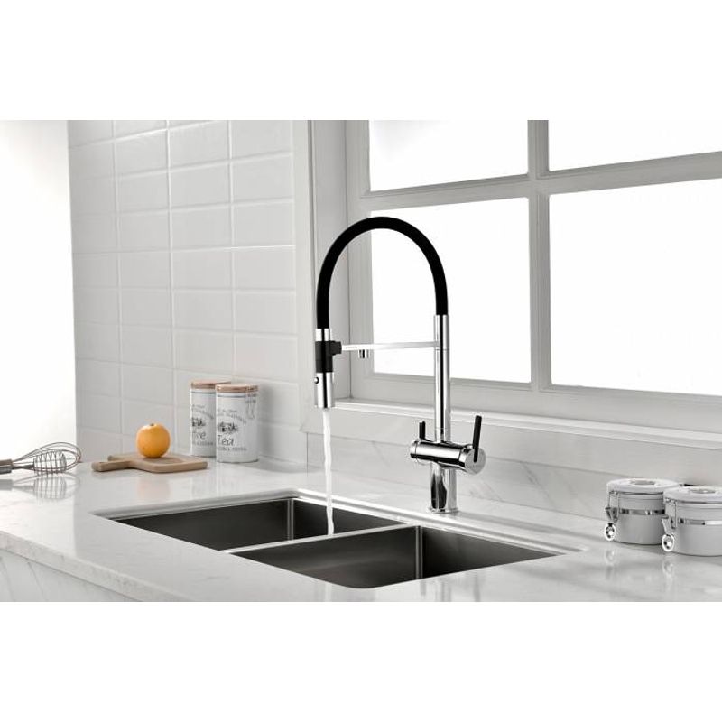 Смеситель для кухни Paulmark Gravity Gr213188-CR хром