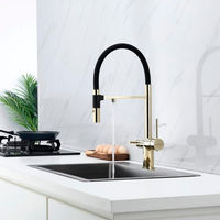 Смеситель для кухни Paulmark Gravity Gr213188-G золото — 7