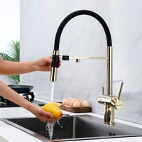 Смеситель для кухни Paulmark Gravity Gr213188-G золото — 5