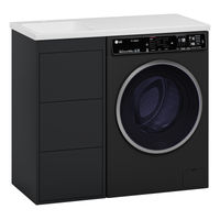 Тумба под раковину Brevita Grafit 40 напольная 3 ящ. под стиральную машину / GRA-01040-013Я графит — 9