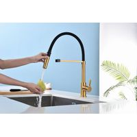 Смеситель для кухни Paulmark Halt Ha214021-BG брашированное золото — 6