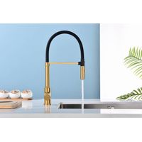 Смеситель для кухни Paulmark Halt Ha214021-BG брашированное золото — 3