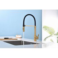 Смеситель для кухни Paulmark Halt Ha214021-BG брашированное золото — 5