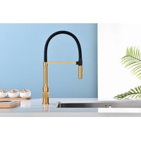 Смеситель для кухни Paulmark Halt Ha214021-BG брашированное золото — 2