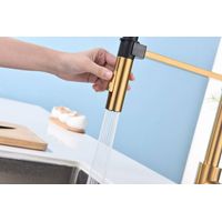 Смеситель для кухни Paulmark Halt Ha214021-BG брашированное золото — 9