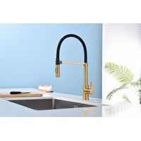 Смеситель для кухни Paulmark Halt Ha214021-BG брашированное золото — 4